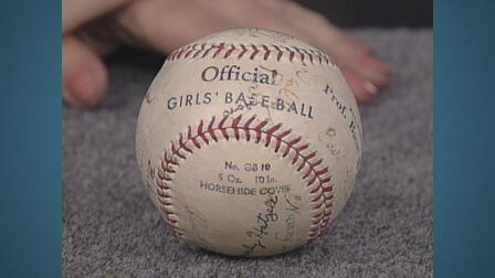 Appraisal: 1950 Women's Pro League-signed Baseball