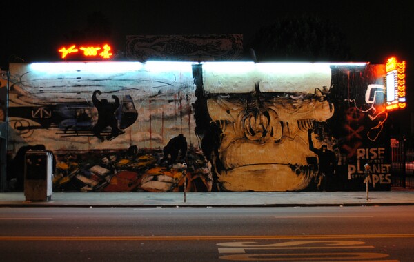 Ape mural on Melrose I Courtesy of Birdman Photos