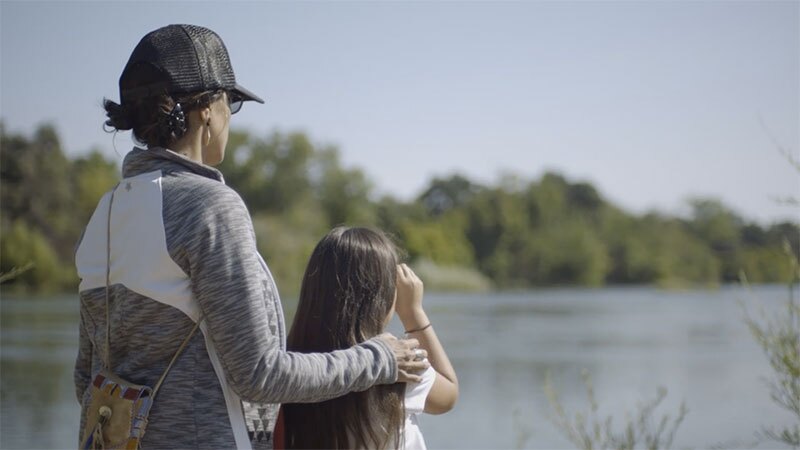 Sage LaPena and daughter