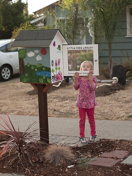 Little Free Library in a San Luis Obispo neighborhood. | Photo: Jeff Van Kleeck.
