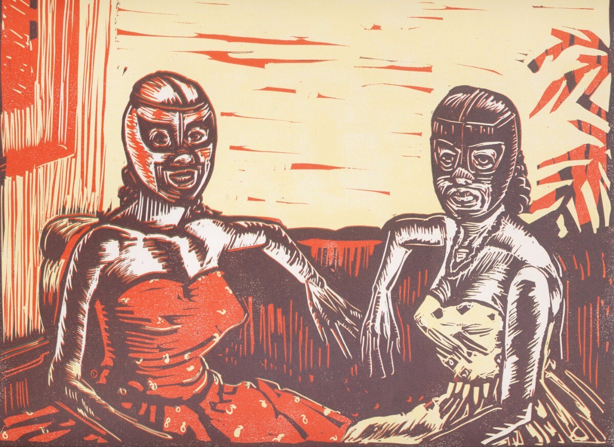 "Dos Hermanas" by Sergio Teran is featured in the exhibition "E Pluribus Unum: Out of Many, One," at Studios on the Park in Paso Robles. | Courtesy of the artist