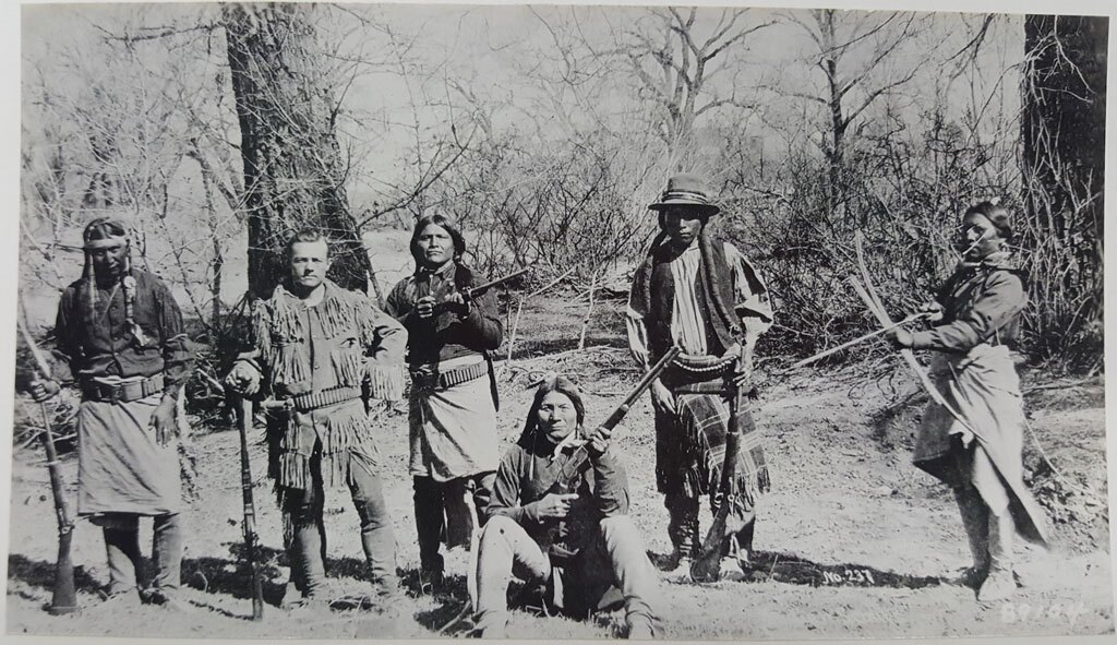 A still image from "The Warrior Tradition"