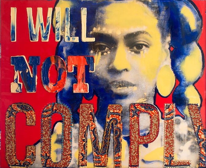 April Bey, "COMPLY (Borg Feminism)," 2018. | Courtesy of the artist.
