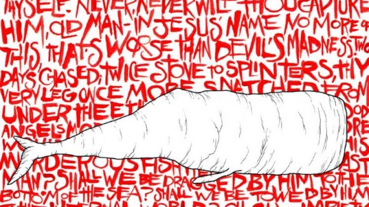 mobydickredlettersillustrationbymattkish