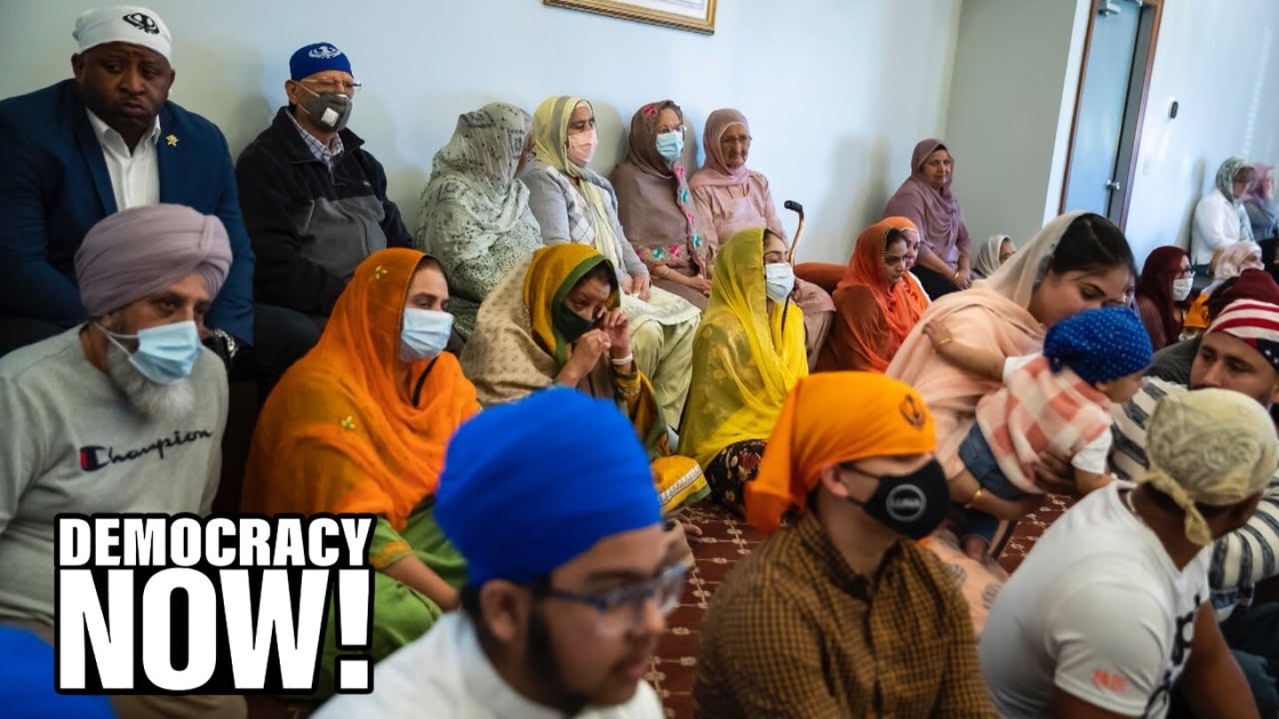 Members of a Sikh community gather to mourn the deaths from an Indianapolis mass shooting.