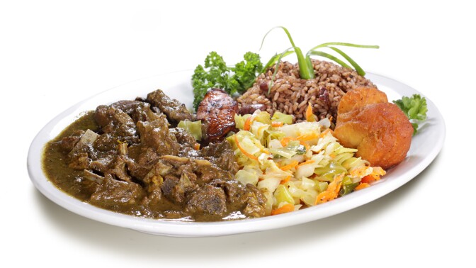 Curry Goat | Courtesy of Ackee Bamboo Jamaican Cuisine