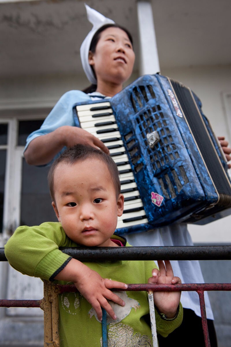 Scene at a nursery school. Kangwon Province, North Korea | Mark Edward Harris