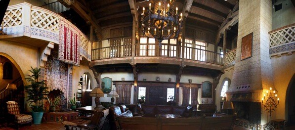 The Great Hall inside Scotty's Castle | Photo by Bob Greenburg, Courtesy of the National Park Service