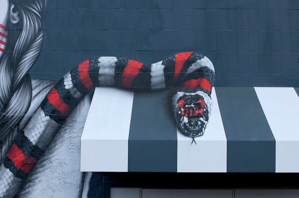 Detail of The Mountain Charmers by Christina Angelina / Fin DAC. Photo: B4_Flight