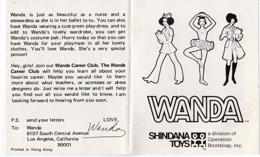 Catalog for the Wanda doll showcasing her many different careers | Courtesy of Billie Green