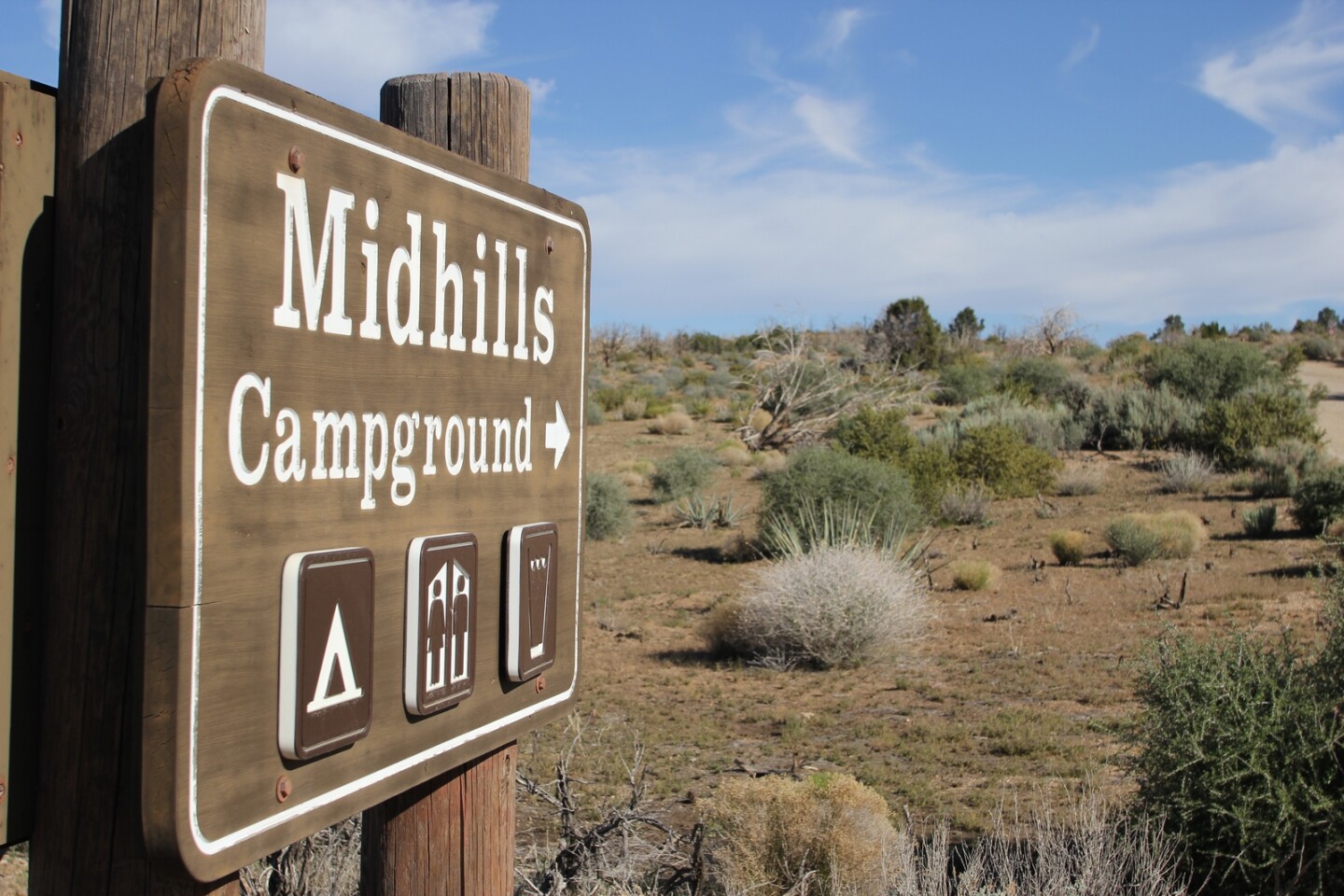 Midhills Campground area in 2012