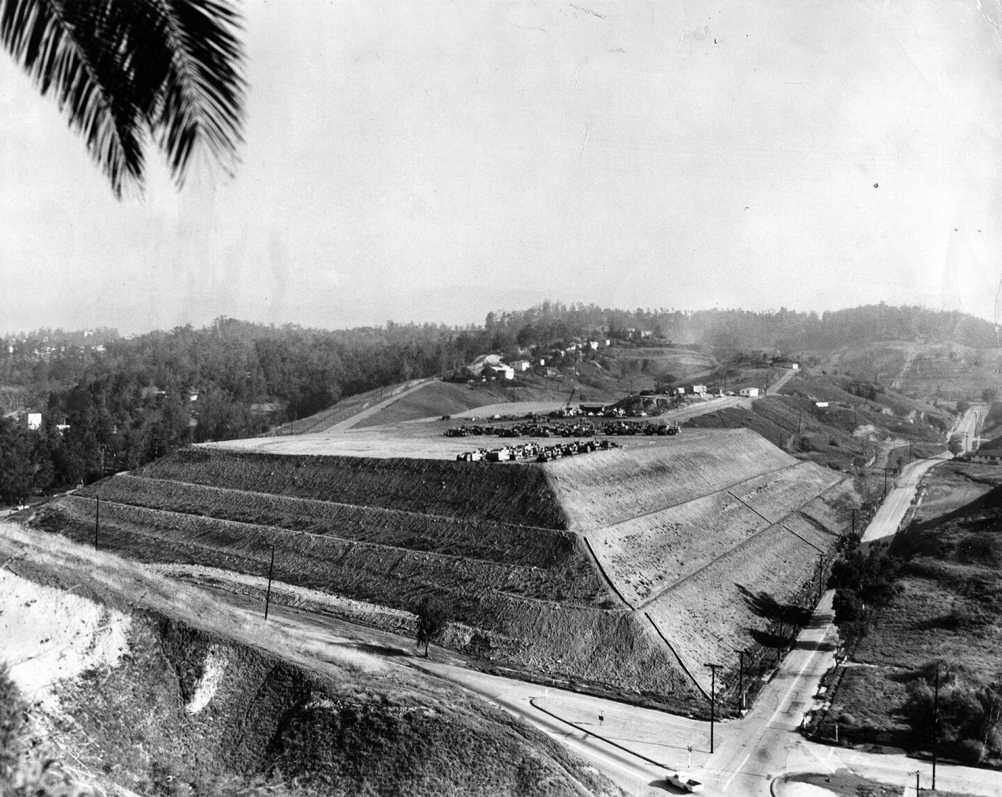 Grading work for Dodger Stadium, 1960. Courtesy of the Photo Collection - Los Angeles Public Library.