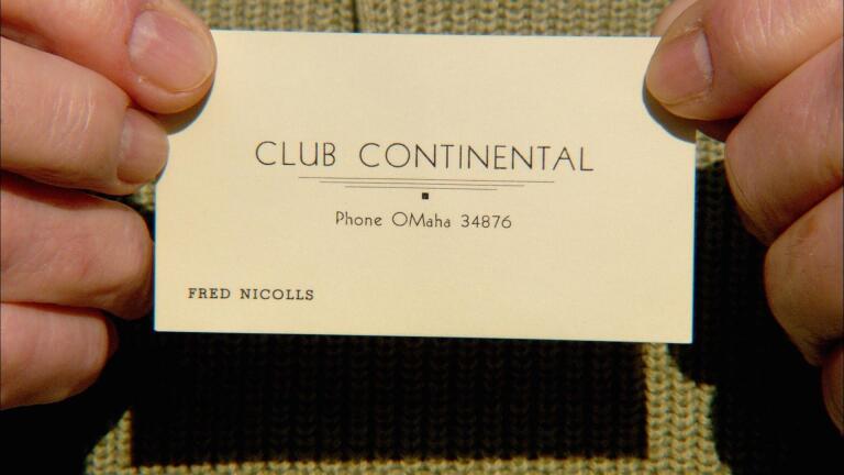 Club Continental: Underworld Calling Card