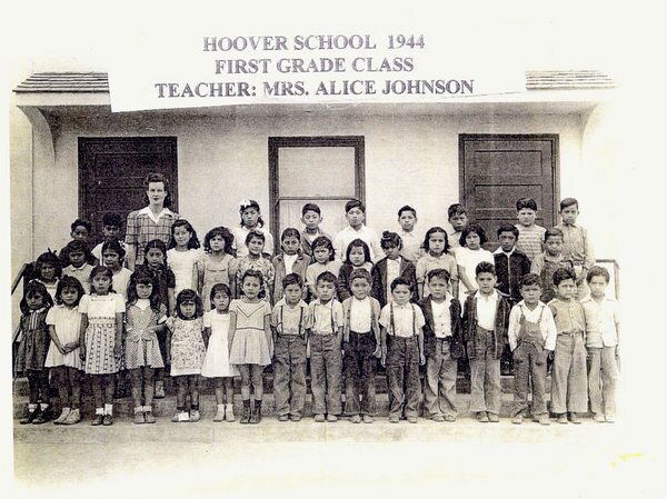 First Grade Class at Hoover School, 1944