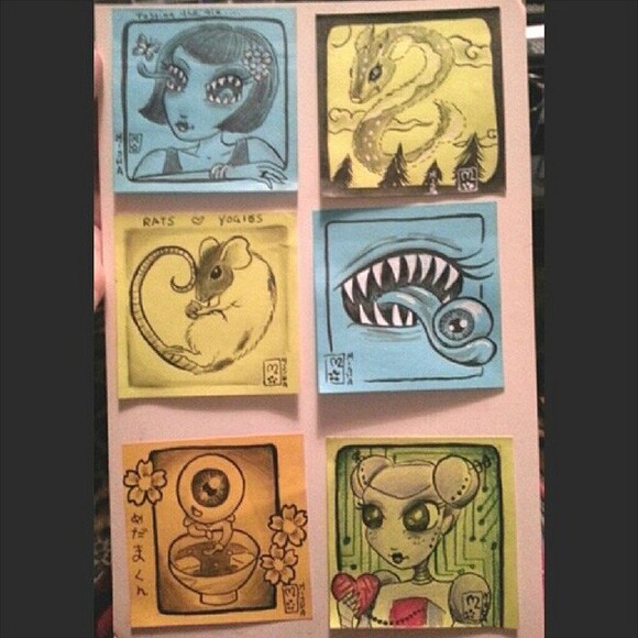 Post It art by Misha | Photo: Courtesy of the artist