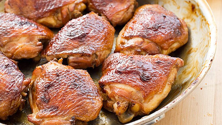 Mahogany Chicken Thighs