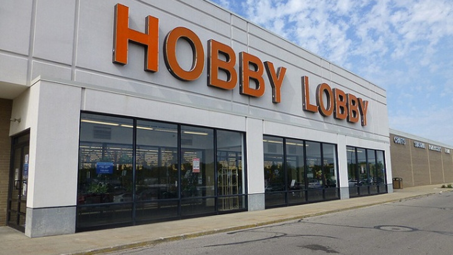 A Hobby Lobby store in Mansfield, Ohio. There are 26 locations in California