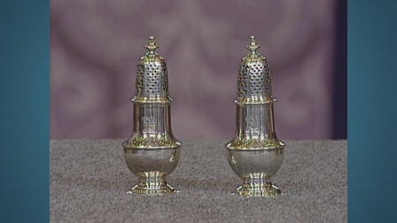 Appraisal: Charles Alchorne Silver Castors, ca. 1730