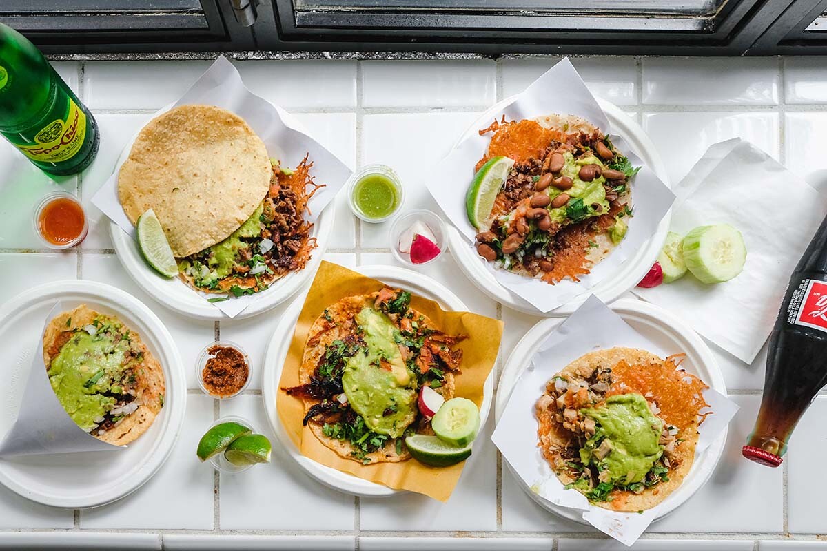 Plates of tacos from Tacos 1986 | Patrick Manalo