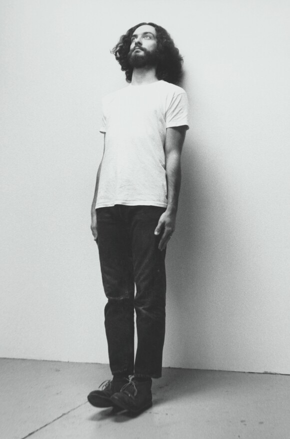 Scott Grieger, Impersonations: John McCracken, 1971/2000 / Photo on canvas, 23.75 in. x 35.5 in. | Courtesy of CSUN.