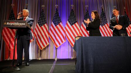 Trump returns to D.C. as Senate Republicans choose leader