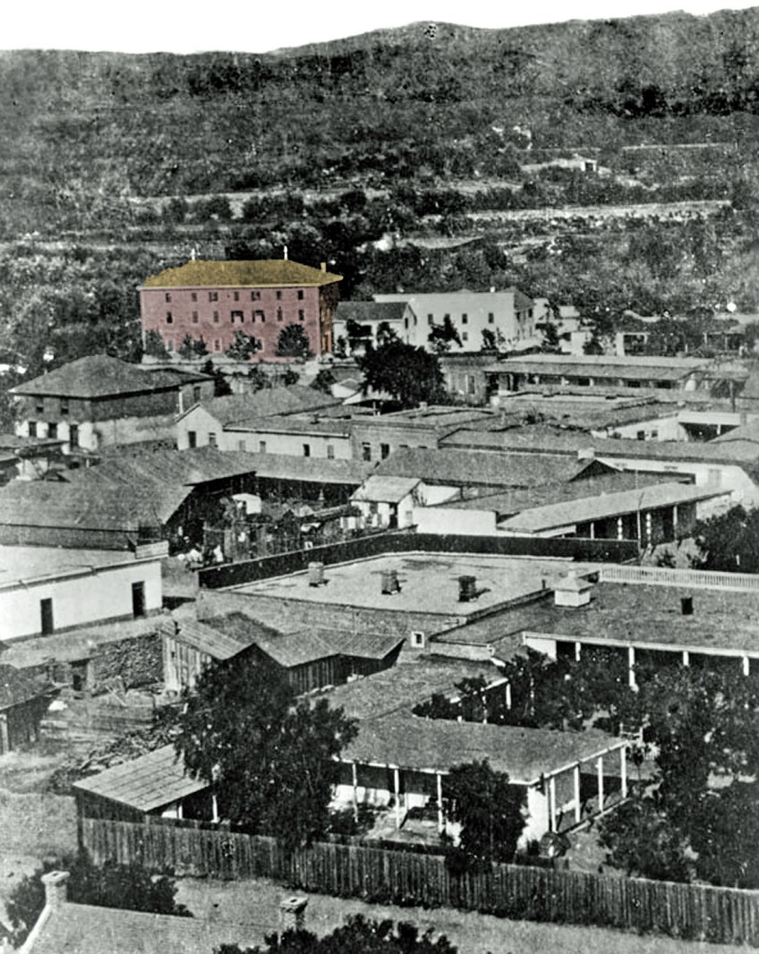 Daughters of Charity orphanage and school, about 1875.