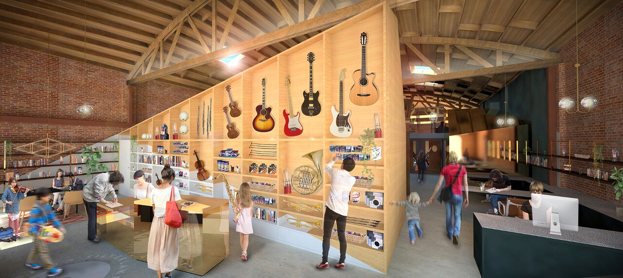 The Silverlake Conservatory was designed by Bestor Architecture