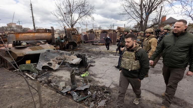 What international crimes are Russia committing in Ukraine?