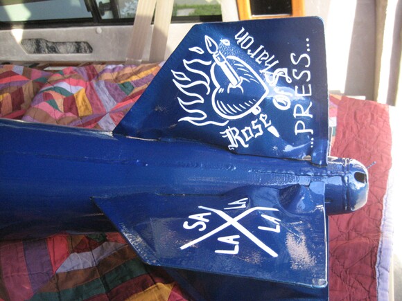 Poetry Bomb tail | Photo: Courtesy of S.A. Griffin.