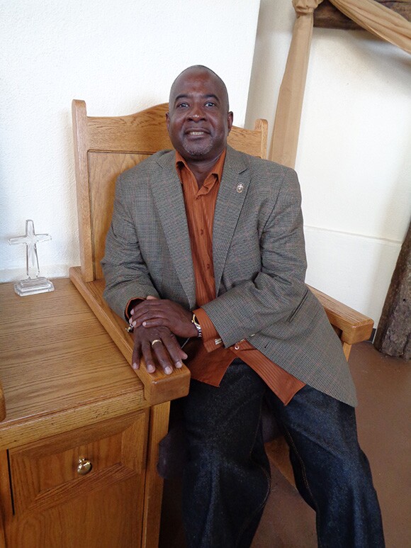 Rev. Melvin Ashley in his new church | Photo: Scarlet Cheng