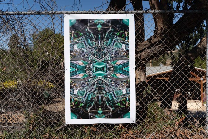 Art on display at the “Mesa College Drive-In: An Outdoor Art Exhibition" | San Diego Mesa College