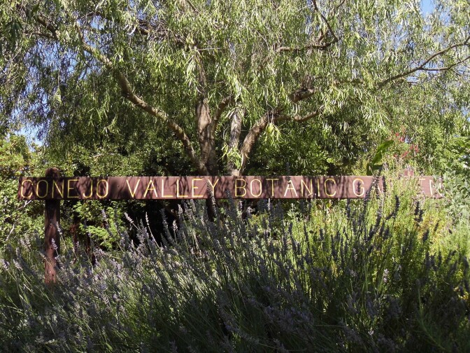 The Conejo Valley Botanic Garden sign | Sandi Hemmerlein