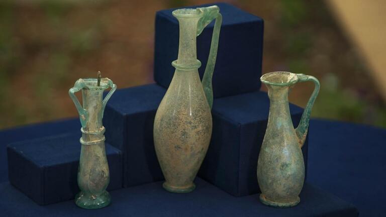 Appraisal: 2nd - 3rd Century C. E. Roman Glass Bottles