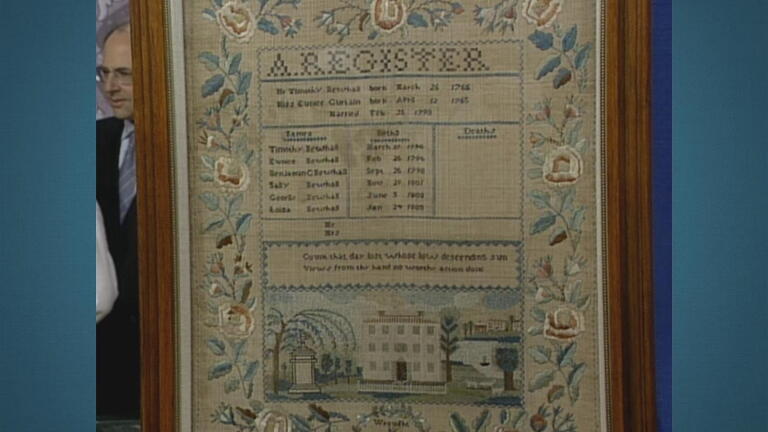 Appraisal: Newhall Family Register, ca. 1820