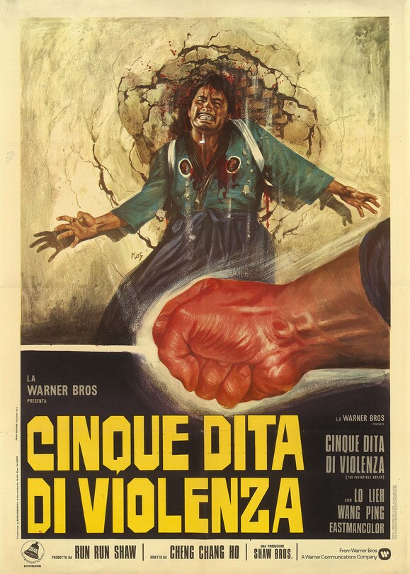 Italian poster for "Five Fingers of Death" (1972) | Courtesy of the Academy of Motion Picture Arts and Sciences, Stephen Chin collection