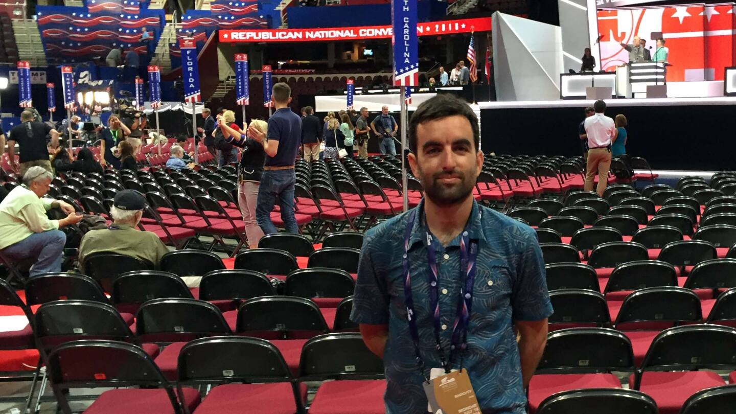 Albert Sabaté at the Republican National Convention