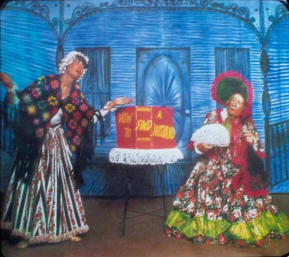 Marta Becket with performing partner Tom "Wilget" Willet. | Photo: Courtesy Amargosa Opera House.