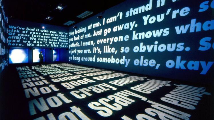 Barbara Kruger, Power Pleasure Desire Disgust, Deitch Projects, New York, 1997 | Courtesy of Jeffrey Deitch