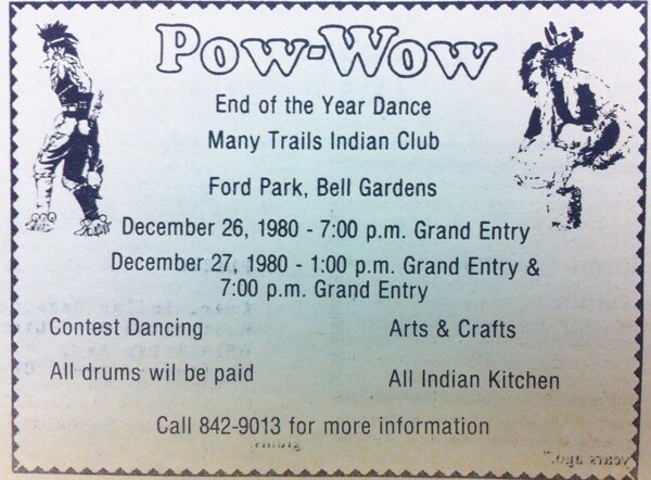 Bell Gardens pow wow flyer | Photo: Jesus Vertiz