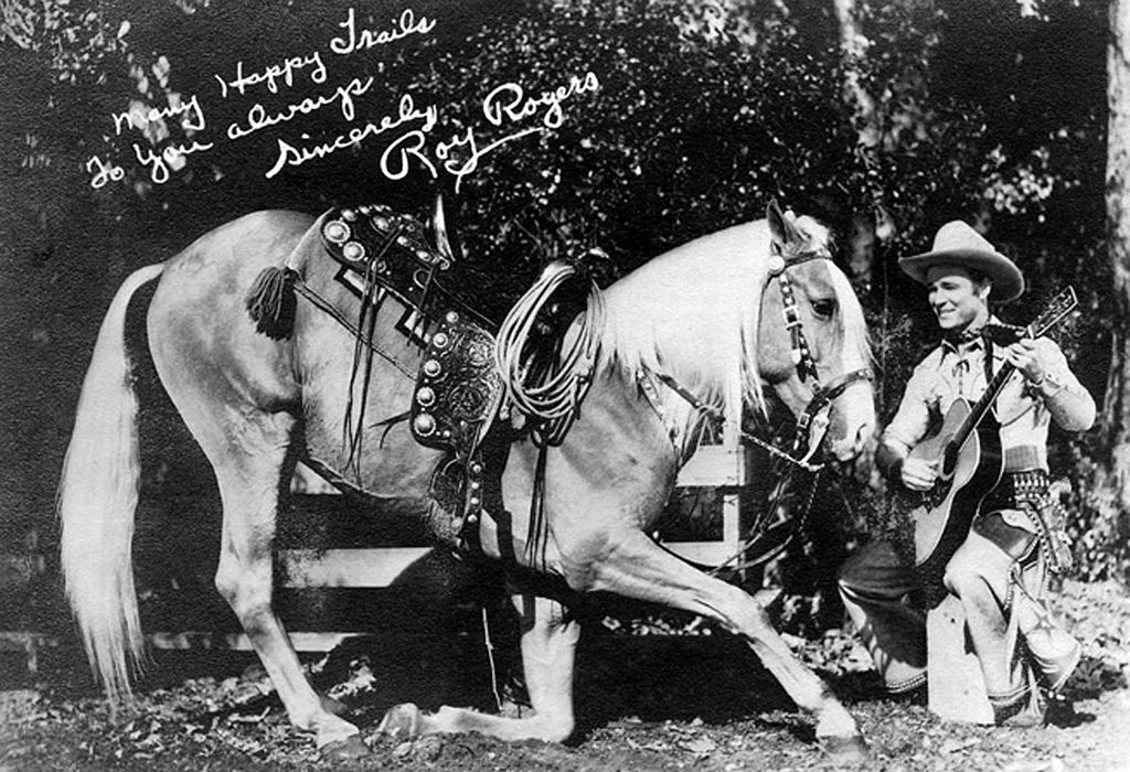 Publicity photo of Roy Rogers and Trigger | Born1945/Wikicommons