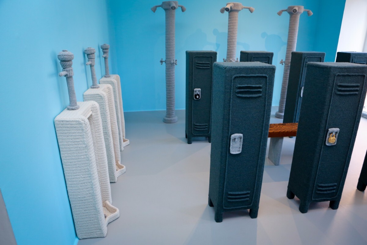 Nathan Vincent's "Locker Room" | Courtesy of artist Queer Threads