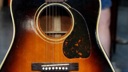 Appraisal: Gibson SJ Guitar with Case, ca. 1945