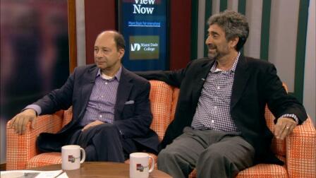 Mitchell Kaplan and Harold Augenbraum at Miami Book Fair