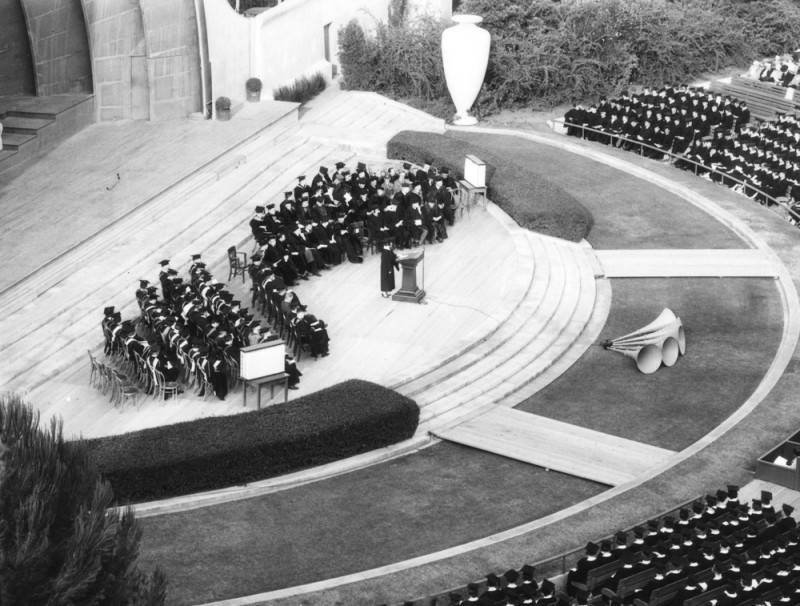 Graduation ceremony at the Hollywood Bowl