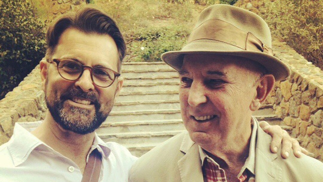 Sean Woods and MacAdams at MacAdams' 70th birthday celebration | Courtesy of Sean Woods