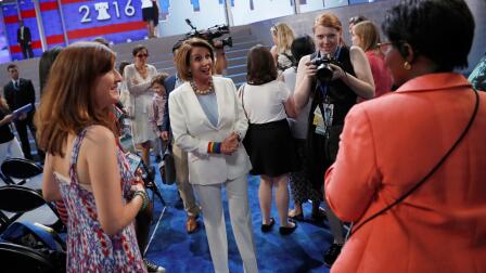 Nancy Pelosi on her own glass ceiling and Hillary Clinton’s