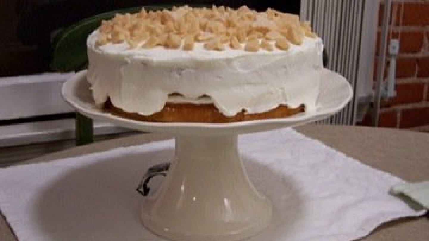 toffee crunch cake à la Kelsey