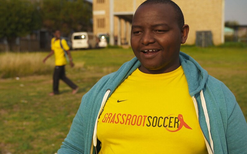 Sikhumbuzo Mnculwane, better known as SK, is the site coordinator for Grassroot Soccer in Alexandra, South Africa.