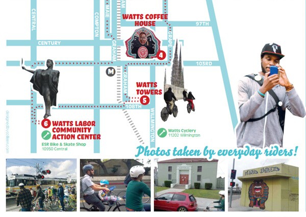 Ride South L.A. Map detail