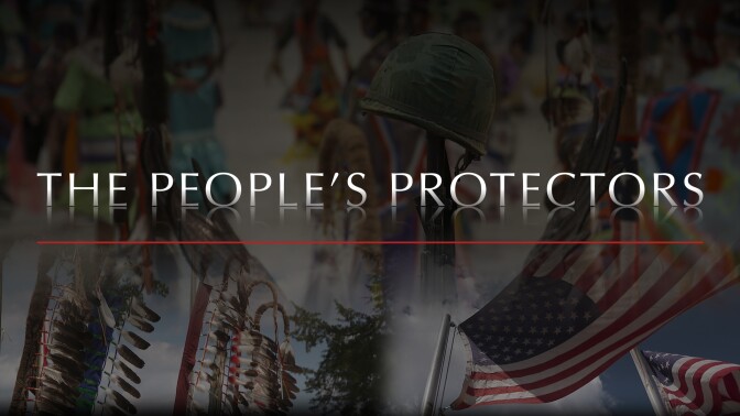Title card for "The People's Protectors."